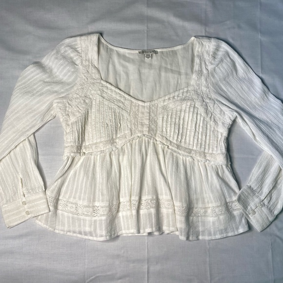 American Eagle Outfitters Tops - American Eagle Outfitters White Blouse